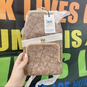 Double Frame Crossbody With Signature Patchwork